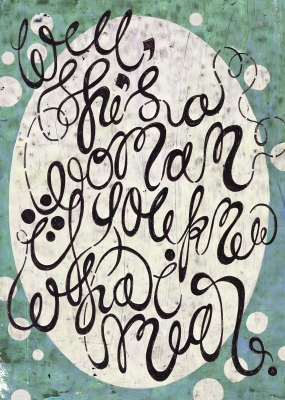 Freie Arbeite. Hierbei dienen mir h&auml;ufig Songtexte als Vorlage.&nbsp;